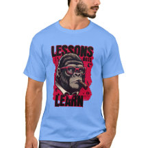 Heren Gorilla Baas Lessen Leren Basic T-Shirt