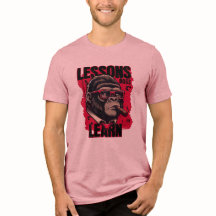 Heren Gorilla Baas Lessen Leren Basis T-Shirt