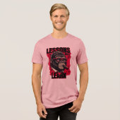 Heren Gorilla Baas Lessen Leren Basis T-Shirt (Voorkant volledig)