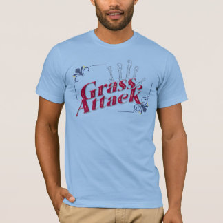 Heren Grass Attack korte mouwen T-shirt