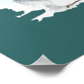 Heren, grot, koeien, libellen, wilde natuur poster (Hoek)