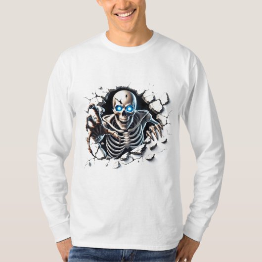 Heren Halloween-shirt T-shirt (Voorkant)