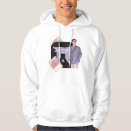 Heren Hanbok-stijl & Citroen Gezichtsmasker Hoodie