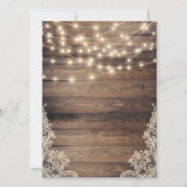Heren Help Uzelf | Hout & Lichtjes Bord Kaart (Achterkant)