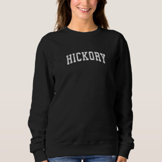 Heren Hickory North Carolina Vintage Atletiek Spor Trui