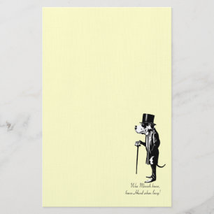 Heren Hond Briefpapier