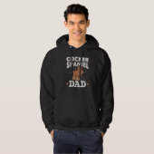 Heren Hond Cocker Spaniel Vader Vaderdag Huisdier Hoodie (Voorkant volledig)