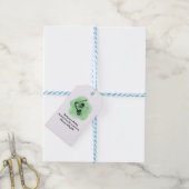 Heren honkbal slaan 50ste verjaardag cadeaulabel (Met Touw)