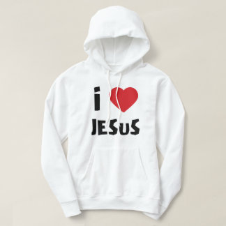 Heren Hoodie Ik hou van Jezus