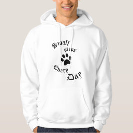 Heren Hoodie | Kleine Stapjes Elke Dag