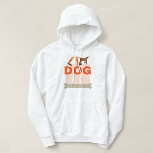 Heren Hoodies nieuwe ontwerp hond (Design voorkant)