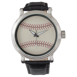 Heren horloge met vintage honkbalthema