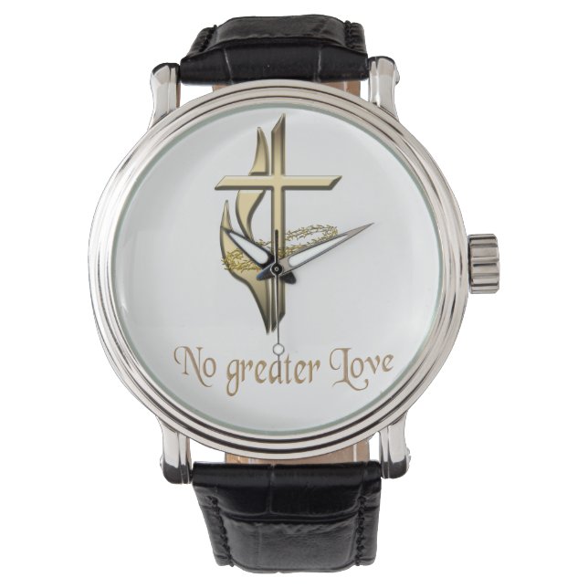 Heren horloges met christelijk thema (Voorkant)