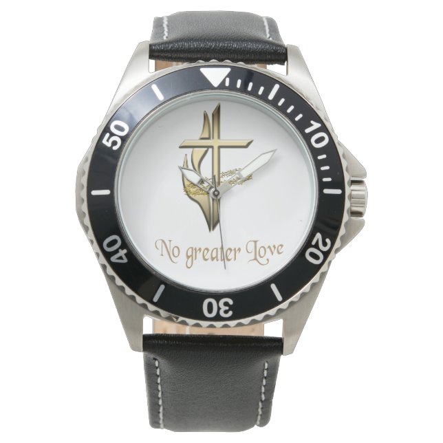Heren horloges met christelijk thema (Voorkant)