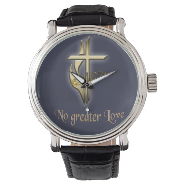 Heren horloges met christelijk thema (Voorkant)