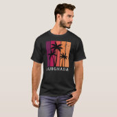 Heren Hurghada Vintage Sunset T-Shirt (Voorkant volledig)