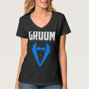 Heren Huwelijk Trouwen Bruidegom Overeenkomst Bach T-shirt