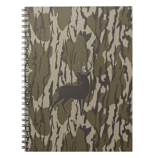 Heren jagen Bottomland Camo Deer Bottomland Camo Notitieboek (Voorkant)