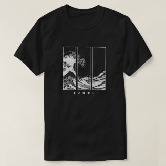 Heren Japanse Golf & Letter Grafische Katoenen T-S T-shirt