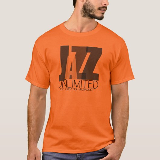 Heren Jazz Unlimited Basic T-shirt (Voorkant)