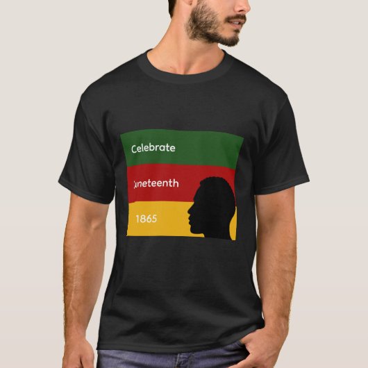 Heren Juneteenth T-shirt (Voorkant)