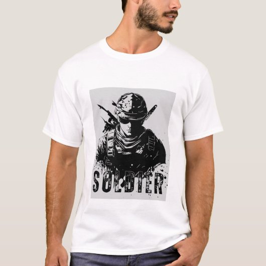 Heren koele en casual T-shirt (Voorkant)