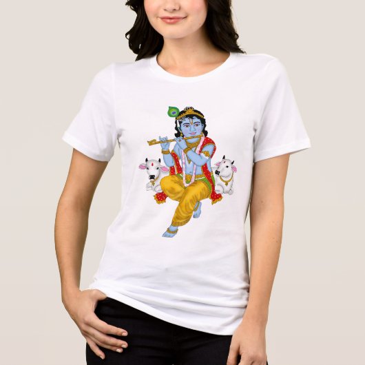 Heren Krishna T-shirt (Voorkant)