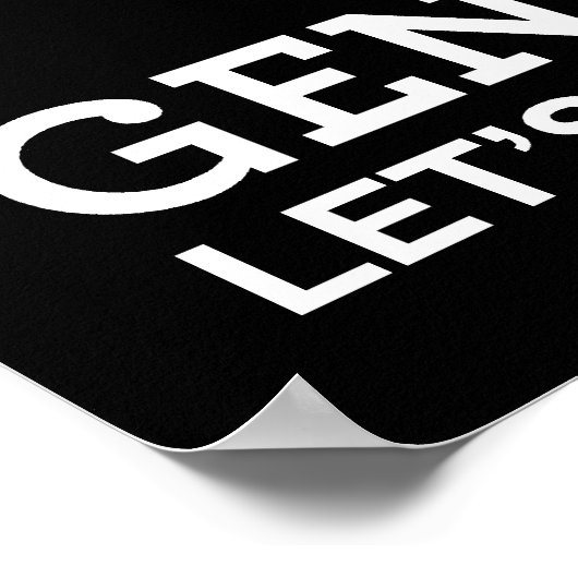 Heren, laten we Hammered Poster halen (Hoek)