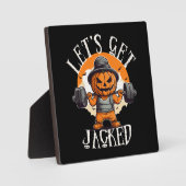 Heren Laten we Jacken Pomp Jack-O-Lantern Grappig Fotoplaat (Voorkant)