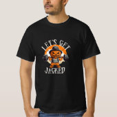 Heren Laten we Jacken Pomp Jack-O-Lantern Grappig T-shirt (Voorkant)