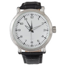 Heren Leren Horloge in Vintage Stijl Tijdloos Cade