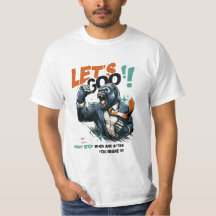 HEREN LET'S GOO LESSEN GEVALLEN T SHIRT