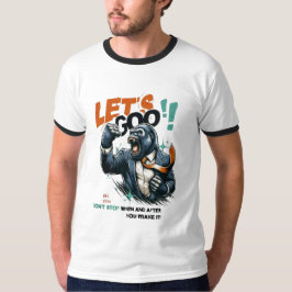 HEREN LET'S GOO LESSEN LEREN RINGER T SHIRT 