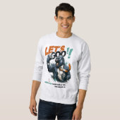 HEREN LET'S GOO LESSONS LEARN PULLOVER SWEATSHIRT (Voorkant volledig)