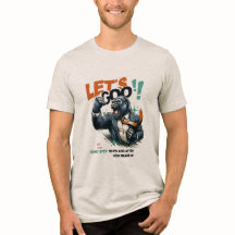 HEREN LET'S GOO LESSONS LEARN TRI-BLEND T-SHIRT