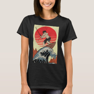 Heren Lucky Fishing Shirt Niet Wassen Vintage Fish
