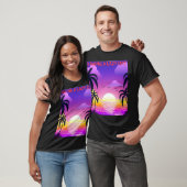 Heren luie dag zonsondergang T-shirt (Unisex)