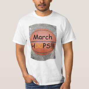 Heren Maarch HOOPS Basketbal Pret T-shirt