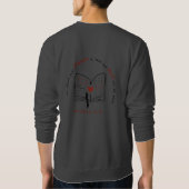 Heren Matthew 6:21 sweatshirt (Achterkant)