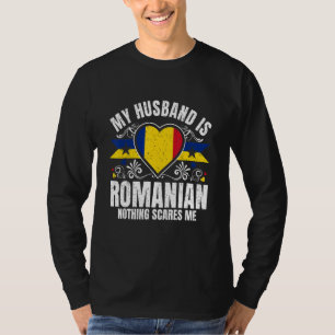 Heren M'n Man Is Roemeense Pride Vlag Erfgoed Ro T-shirt