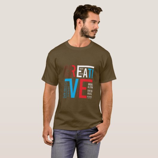Heren mode Brooklyn 1989 grafische T-shirt (Voorkant volledig)