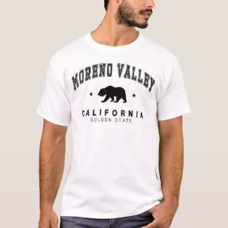 Heren Moreno Valley - Grizzly Bear Design Wit T-shirt