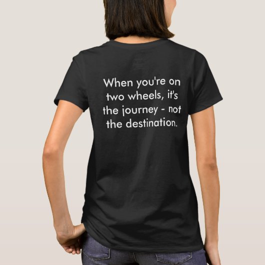 Heren Motorfiets T-shirt (Achterkant)