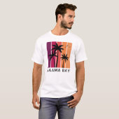 Heren Naama Bay Vintage Sunset T-Shirt (Voorkant volledig)