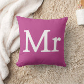 Heren naamletter Monogram - Heren en Dames kussen (Deken)