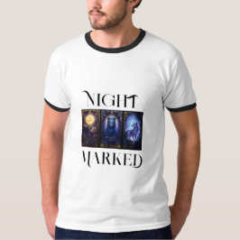 Heren Nachtmerkte T-shirt met prachtige tarotkaart
