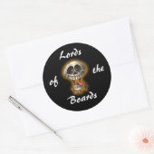 Heren, natuurlijk, de raden ronde sticker (Envelop)