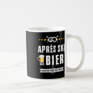 Heren Nieuwigheid Apres Ski Feest Bier Shirt Skiën Koffiemok