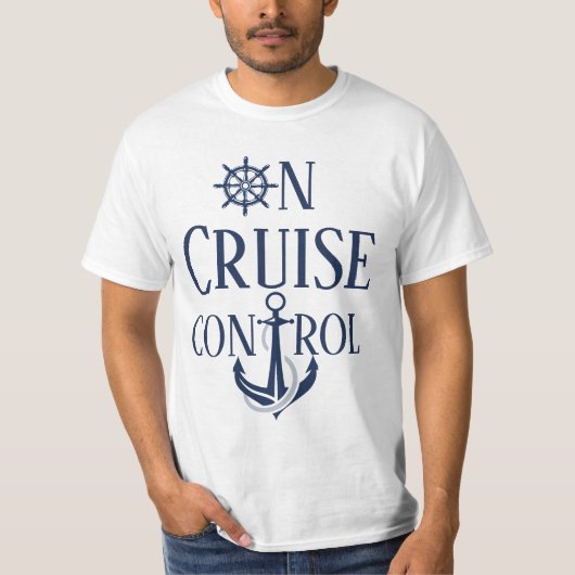 Heren On Cruise Control T-shirt (Voorkant)