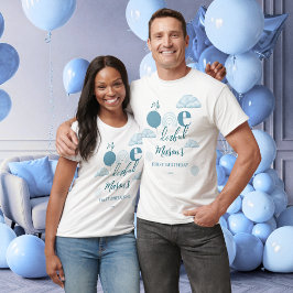 Heren Onederful Blauwe Wolken Familie Verjaardagss T-shirt